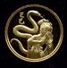 1989 Singapore Year of the Snake Gold Coin