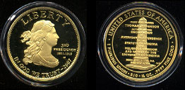 Jeffersons Liberty Proof 2007 Gold Coin