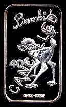 TRG-39C Bambi's 40th Anniversary Silver bar