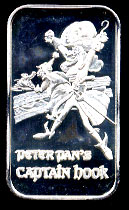 TRG-53 Peter Pan's Captain Hook Silver bar