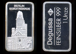 BERLIN - 15 Gedachtniskirche Heraeus Silver Art Bar