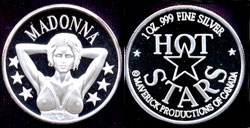 Madonna One Ounce Silver Round
