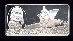 FM-95 Charles Lindbergh Sterling Silver ingot