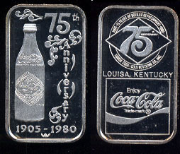 WWM-106 Louisa, Ky. Coke Silver Artbar