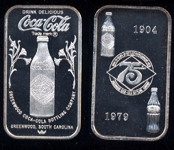 WWM-99 Greenwood, SC Coke Silver Artbar