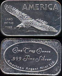 AAM-2V1 (1982) America Land of the Free Silver ar