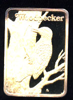 HAM-196G Woodpecker Goldplated Silver Bar