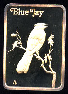 HAM-200G The Blue Jay #2 Goldplated Silver Bar