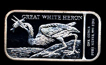 TSM-35 Great White Heron Silver Artbar