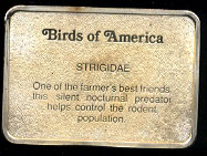 Hamilton Mint's Birds of America Series of Silver Artbars