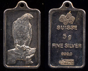 PAMP Suisse Eagle Pendant 