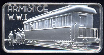 HAM-441 Armstice W.W.I Silver Artbar
