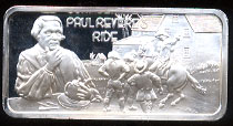 HAM-444 Paul Revere's Ride Silver Artbar
