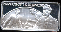 HAM-445 Invention of the Telephone Silver Artbar