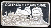 HAM-459 Completion of Erie Canal Silver Artbar