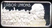 HAM-464 Labor Unions Silver Artbar