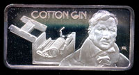 Ham-457 Cotton Gin Silver Bar