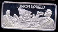 Ham-469 Union Upheld Silver Bar