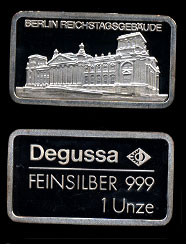BERLIN-16 Berlin Reichstagsgebaude Silver Artbar