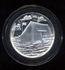 Pearl Harbor Memorial 2 Ounce High Relief Silver Round