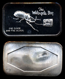 COL-12V1  Watergate Bug Silver Artbar