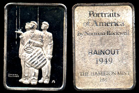 Ham-678 Rainout (1949) (Mishandled) Silver Art bar