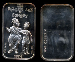 CEM-49  Laurel & Hardy Silver Artbar