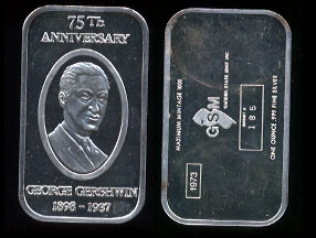 GSM-5  George Gershwin Silver Artbar