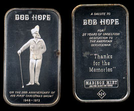 MAD-89  Bob Hope Silver Artbar