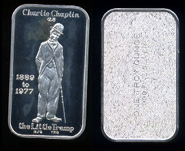 MOTA-4 Charlie Chaplin Silver Artbar