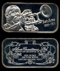 SCL-2  "The Great" Satchmo Silver Artbar