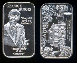 TRG-23  George Burns Silver Artbar