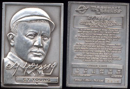 Cy Young Baseball Legends Highland Mint Limited Edition Number #161 .999 Fine Silver Artbar