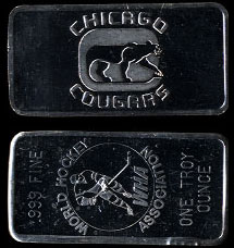 GLM-32 Chicago Cougars Silver Artbar