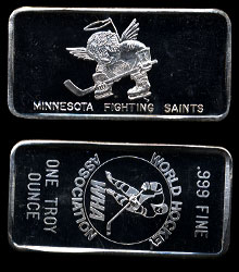 GLM-35 Minnesota Fighting Saints Silver Artbar