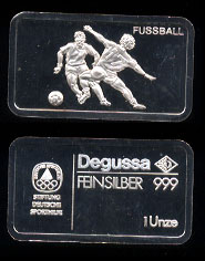 Berlin Mint (Unlisted) Fussball Silver Artbar