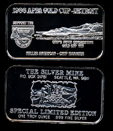 SM-28 1986 APBA Gold Cup - Detroit Silver Artbar