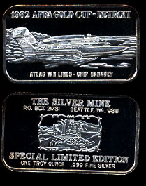 SM-13 1982 APBA Gold Cup-Detroit Silver Artbar