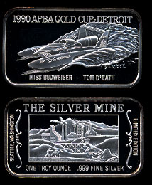 SM-47 1990 APBA Gold Cup - Detroit Silver Artbar