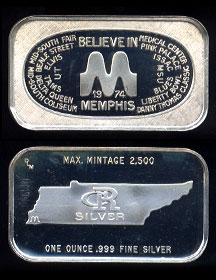 CRS-2  Believe in Memphis Silver Artbar