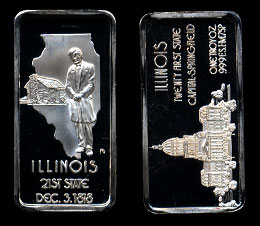 HAM-531 Illinois Silver Artbar