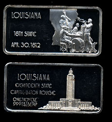 HAM-546 Louisiana Silver Artbar