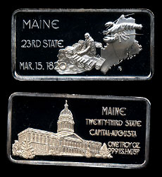 HAM-547 Maine Silver Artbar