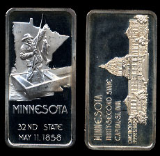HAM-551 Minnesota Silver Artbar