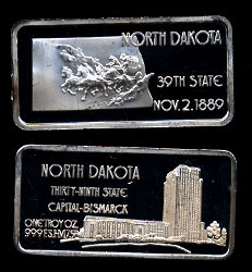 HAM-562 North Dakota Silver Artbar