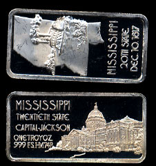 HAM-552 Mississippi Silver Artbar