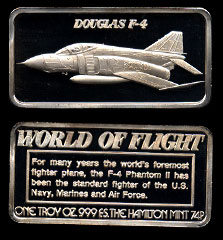 HAM-638 DOUGLAS F-4 SILVER ART BAR