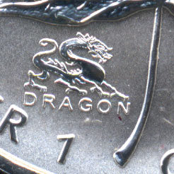 2000 Dragon Privy Mark Silver Maple Leaf