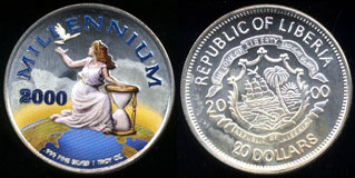 Republic Of Liberia Millenium 2000