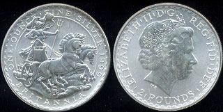 1999 English Britannia Silver Round